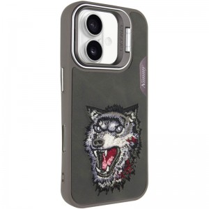 TPU+PC чохол Friends для Apple iPhone 16 (6.1") Grey Wolf