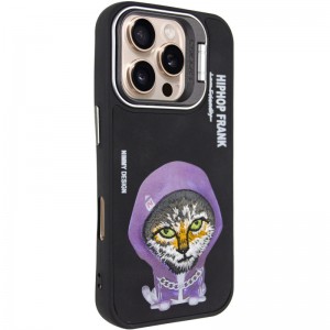 TPU+PC чохол Friends для Apple iPhone 16 Pro (6.3") Black Cat