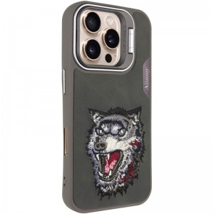 TPU+PC чохол Friends для Apple iPhone 16 Pro (6.3") Grey Wolf