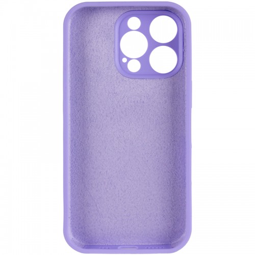Чохол Silicone Case Full Camera Protective (AA) NO LOGO для Apple iPhone 16 Pro Max (6.9") Бузковий / Dasheen