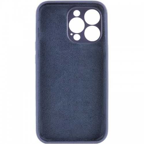 Чохол Silicone Case Full Camera Protective (AA) NO LOGO для Apple iPhone 16 Pro Max (6.9") Темно-синій / Midnight blue