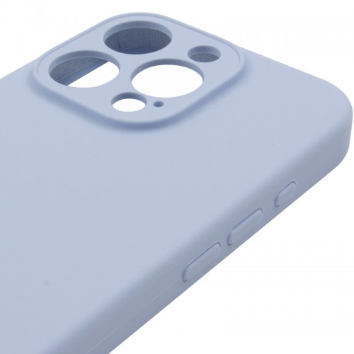 Чохол Silicone Case Full Camera Protective (AA) NO LOGO для Apple iPhone 16 Pro Max (6.9") Блакитний / Lilac Blue
