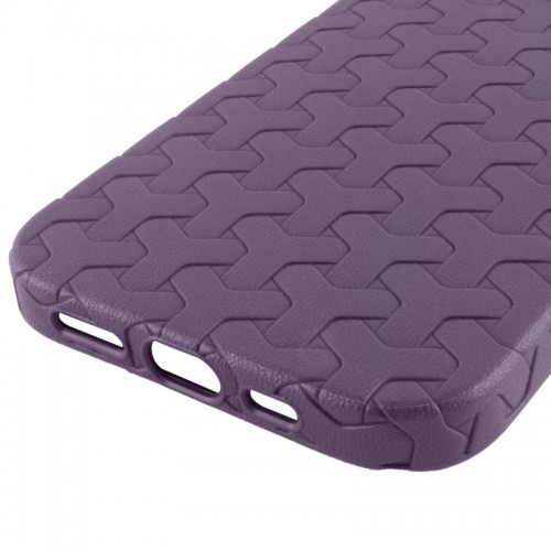 Чохол TPU Weaving для Apple iPhone 12 Pro Max (6.7") Purple