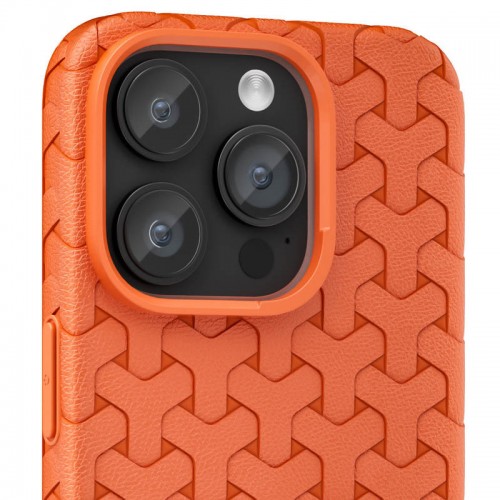 Чохол TPU Weaving для Apple iPhone 13 Pro Max (6.7") Orange