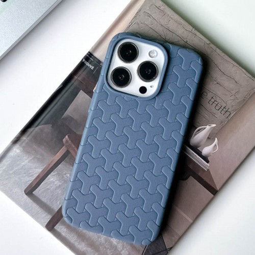 Чохол TPU Weaving для Apple iPhone 14 Pro Max (6.7") Blue