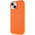 Чехол TPU Weaving для Apple iPhone 15 (6.1") Оранжевый