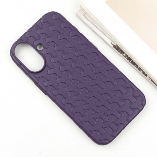 Чохол TPU Weaving для Apple iPhone 16 (6.1") Purple