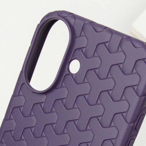 Чохол TPU Weaving для Apple iPhone 16 (6.1") Purple