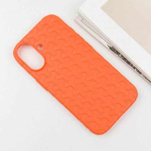 Чохол TPU Weaving для Apple iPhone 16 (6.1") Orange