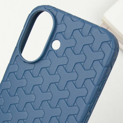 Чохол TPU Weaving для Apple iPhone 16 (6.1") Blue