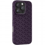 Чохол TPU Weaving для Apple iPhone 16 Pro (6.3") Purple
