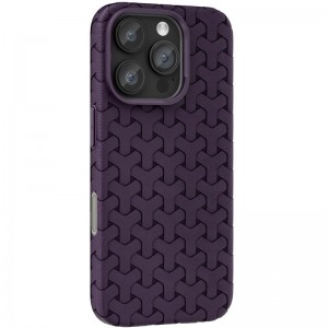 Чохол TPU Weaving для Apple iPhone 16 Pro (6.3") Purple