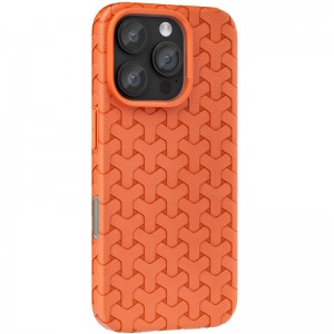 Чохол TPU Weaving для Apple iPhone 16 Pro (6.3") Orange