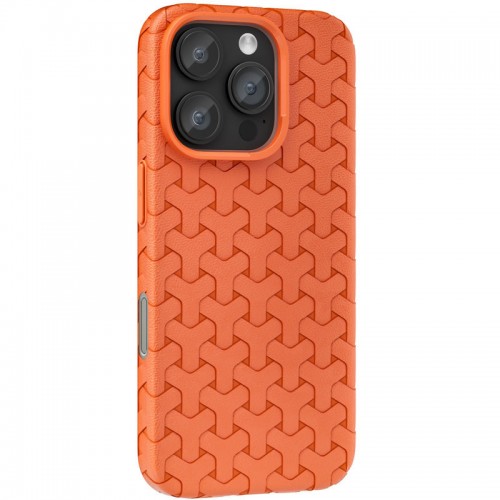 Чохол TPU Weaving для Apple iPhone 16 Pro (6.3") Orange