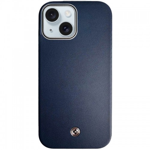 Чохол SGP PC+Leather with MagSafe для Apple iPhone 15 (6.1") Blue