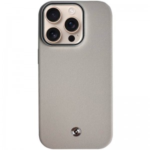 Чохол SGP PC+Leather with MagSafe для Apple iPhone 15 Pro (6.1") Grey