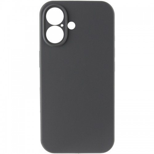 Чохол Silicone Case Full Camera Protective (AA) NO LOGO для Apple iPhone 16 (6.1") Сірий / Dark Gray