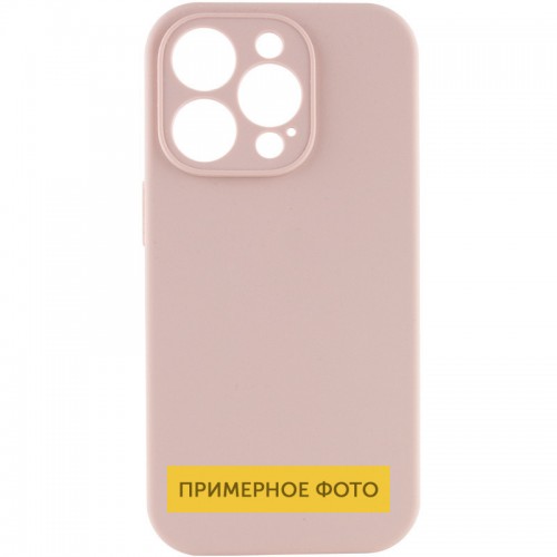 Чохол Silicone Case Full Camera Protective (AA) NO LOGO для Apple iPhone 16 (6.1") Рожевий / Pink Sand