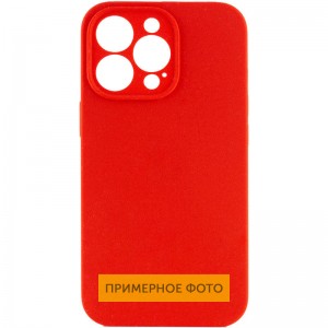 Чохол Silicone Case Full Camera Protective (AA) NO LOGO для Apple iPhone 16 (6.1") Червоний / Red