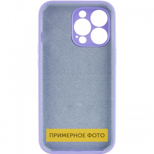 Чохол Silicone Case Full Camera Protective (AA) NO LOGO для Apple iPhone 16 (6.1") Бузковий / Dasheen