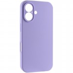 Чохол Silicone Case Full Camera Protective (AA) NO LOGO для Apple iPhone 16 (6.1") Бузковий / Dasheen
