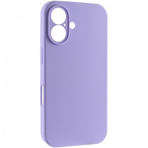 Чохол Silicone Case Full Camera Protective (AA) NO LOGO для Apple iPhone 16 (6.1") Бузковий / Dasheen