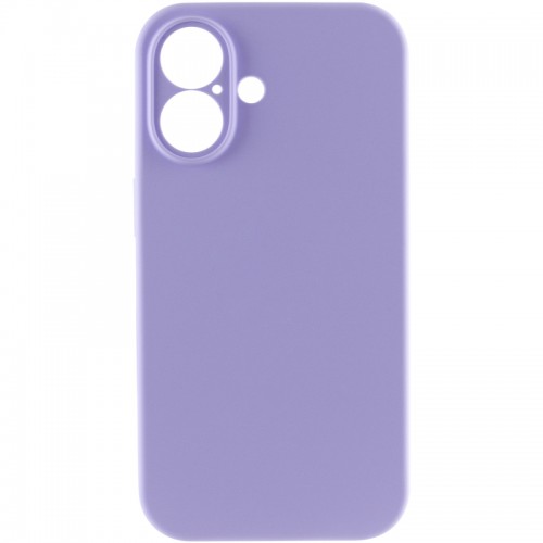 Чохол Silicone Case Full Camera Protective (AA) NO LOGO для Apple iPhone 16 (6.1") Бузковий / Dasheen