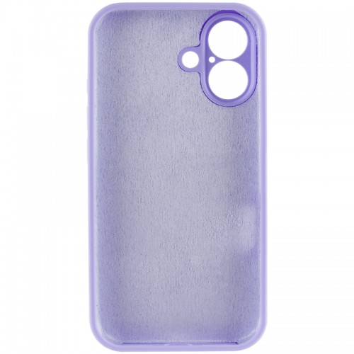 Чохол Silicone Case Full Camera Protective (AA) NO LOGO для Apple iPhone 16 (6.1") Бузковий / Dasheen