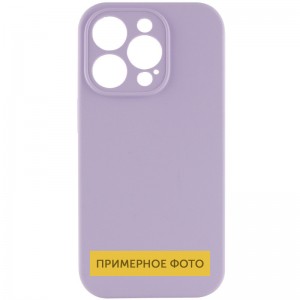 Чохол Silicone Case Full Camera Protective (AA) NO LOGO для Apple iPhone 16 (6.1") Бузковий / Lilac