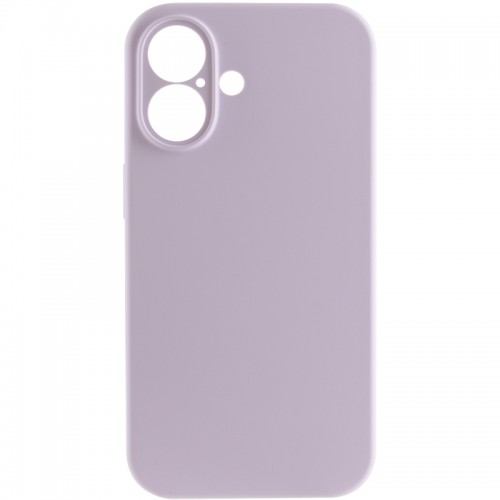 Чохол Silicone Case Full Camera Protective (AA) NO LOGO для Apple iPhone 16 (6.1") Бузковий / Lilac
