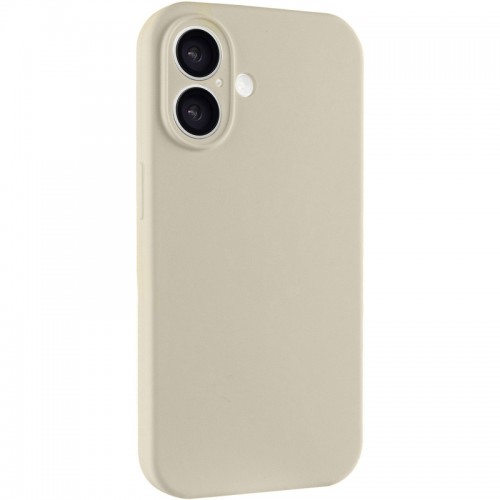 Чохол Silicone Case Full Camera Protective (AA) NO LOGO для Apple iPhone 16 (6.1") Бежевий / Antique White