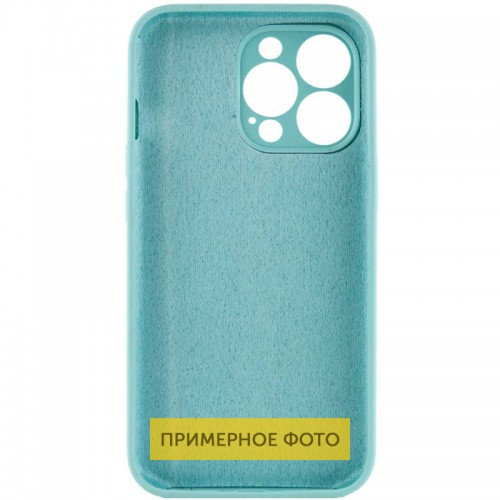 Чохол Silicone Case Full Camera Protective (AA) NO LOGO для Apple iPhone 16 Plus (6.7") Бірюзовий / Marine Green