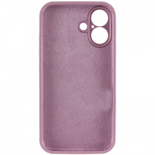 Чохол Silicone Case Full Camera Protective (AA) NO LOGO для Apple iPhone 16 Plus (6.7") Ліловий / Lilac Pride