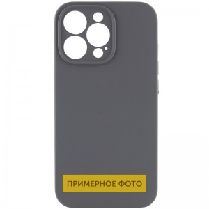 Чохол Silicone Case Full Camera Protective (AA) NO LOGO для Apple iPhone 16 Plus (6.7") Сірий / Dark Gray