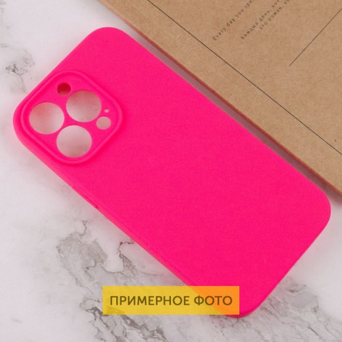 Чехол Silicone Case Full Camera Protective (AA) NO LOGO для Apple iPhone 16 Plus (6.7") Розовый / Barbie pink