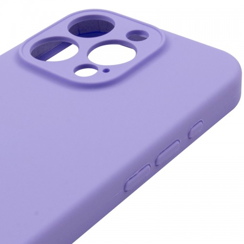 Чохол Silicone Case Full Camera Protective (AA) NO LOGO для Apple iPhone 16 Pro (6.3") Бузковий / Dasheen