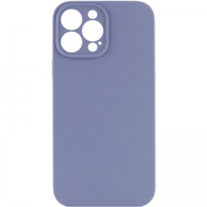 Чохол Silicone Case Full Camera Protective (AA) NO LOGO для Apple iPhone 16 Pro (6.3") Сірий / Lavender Gray