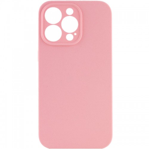 Чохол Silicone Case Full Camera Protective (AA) NO LOGO для Apple iPhone 16 Pro (6.3") Рожевий / Light pink