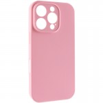 Чехол Silicone Case Full Camera Protective (AA) NO LOGO для Apple iPhone 16 Pro (6.3") Розовый / Light pink