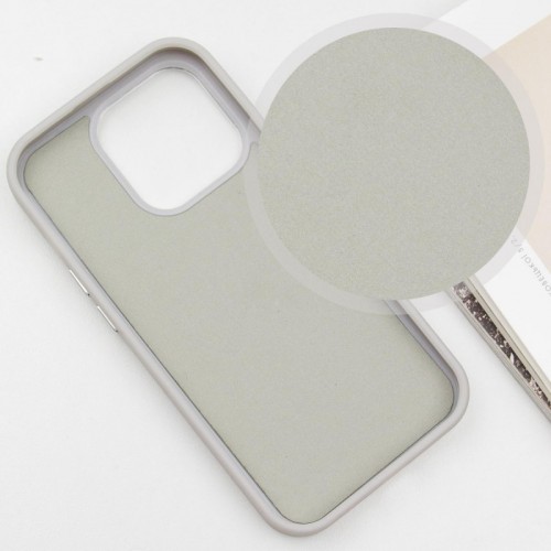 Кожаный чехол SnapCase с MagSafe для Apple iPhone 12 Pro / 12 (6.1") Grey