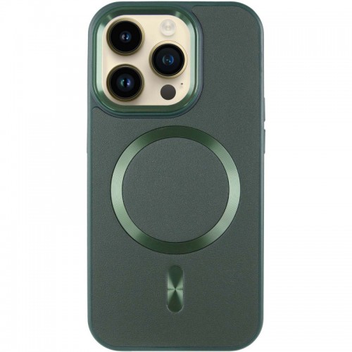 Шкіряний чохол SnapCase with MagSafe для Apple iPhone 13 Pro Max (6.7") Green