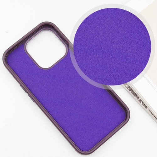 Шкіряний чохол SnapCase with MagSafe для Apple iPhone 13 Pro Max (6.7") Dark Purple