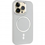 Шкіряний чохол SnapCase with MagSafe для Apple iPhone 14 Pro (6.1") Grey