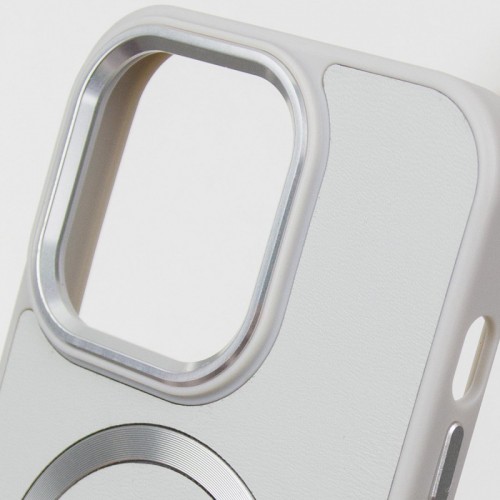 Шкіряний чохол SnapCase with MagSafe для Apple iPhone 14 Pro (6.1") Grey