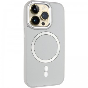 Шкіряний чохол SnapCase with MagSafe для Apple iPhone 15 Pro (6.1") Grey