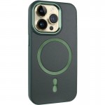Шкіряний чохол SnapCase with MagSafe для Apple iPhone 15 Pro (6.1") Green
