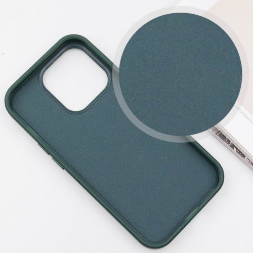 Кожаный чехол SnapCase with MagSafe для Apple iPhone 15 Pro (6.1") Green