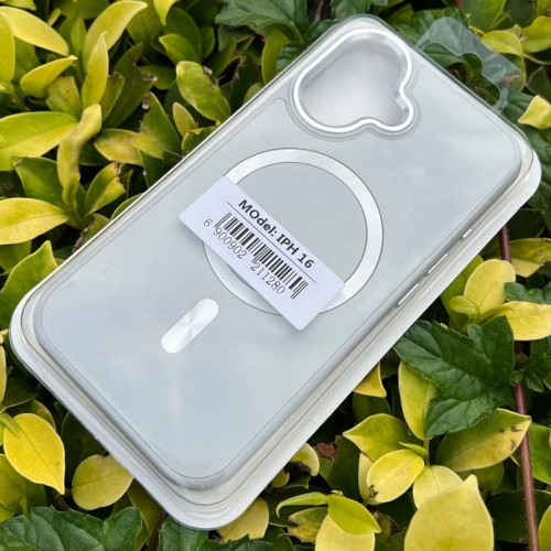 Шкіряний чохол SnapCase with MagSafe для Apple iPhone 16 (6.1") Grey