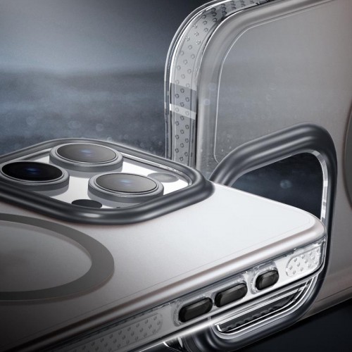 Чехол TPU+PC Shadow с MagSafe для Apple iPhone 14 Pro Max (6,7") Серый