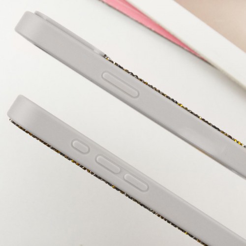 TPU чохол Bling World Rock Diamond with MagSafe для Apple iPhone 15 (6.1") Grey